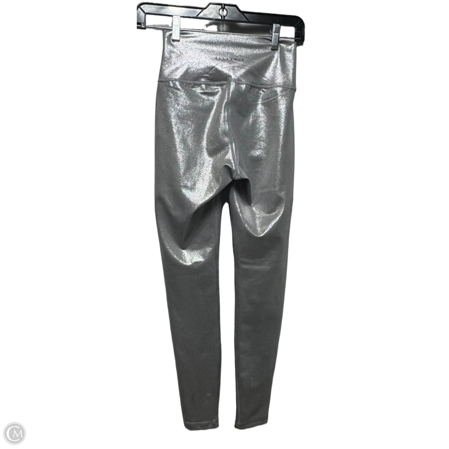 Athletic Leggings By Allfenix In Silver, Size: S