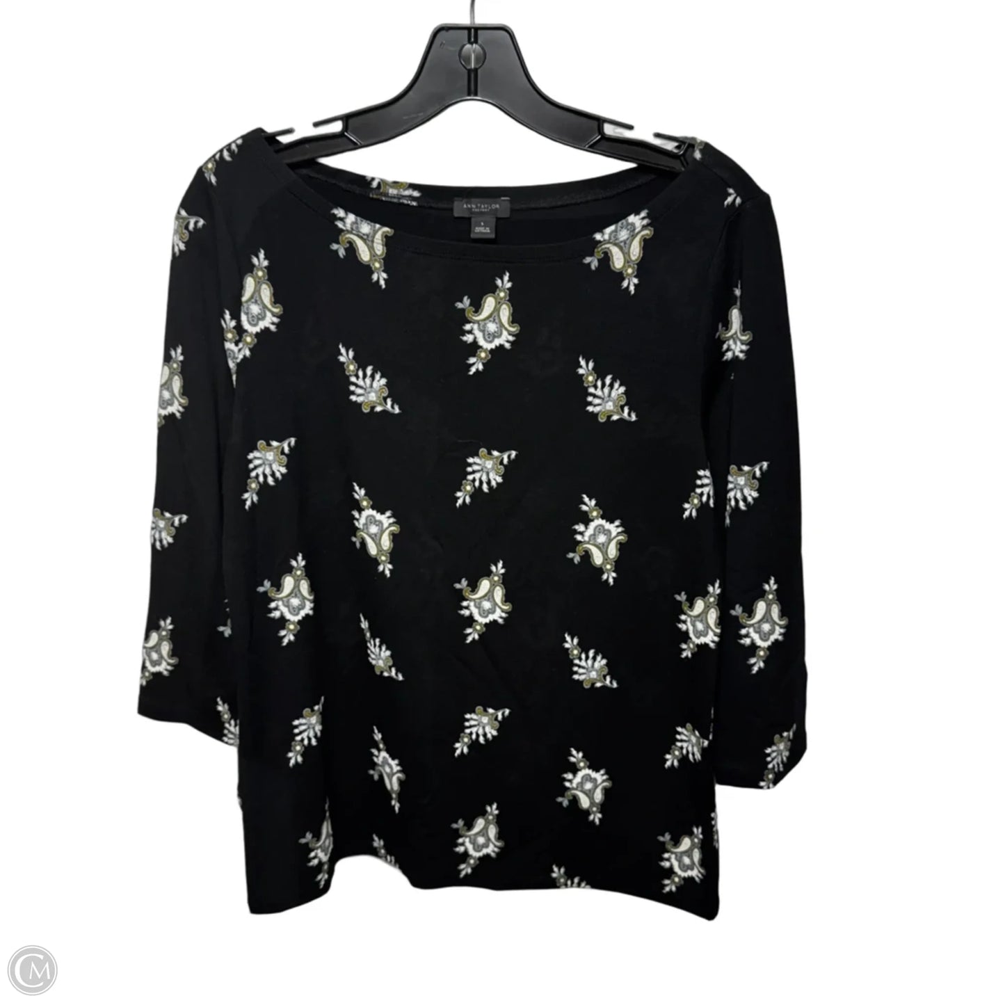 Top Long Sleeve By Ann Taylor In Paisley Print, Size: S