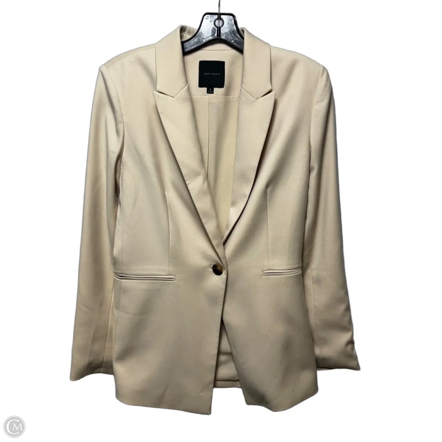 Blazer By Alex Marie In Cream, Size: 4