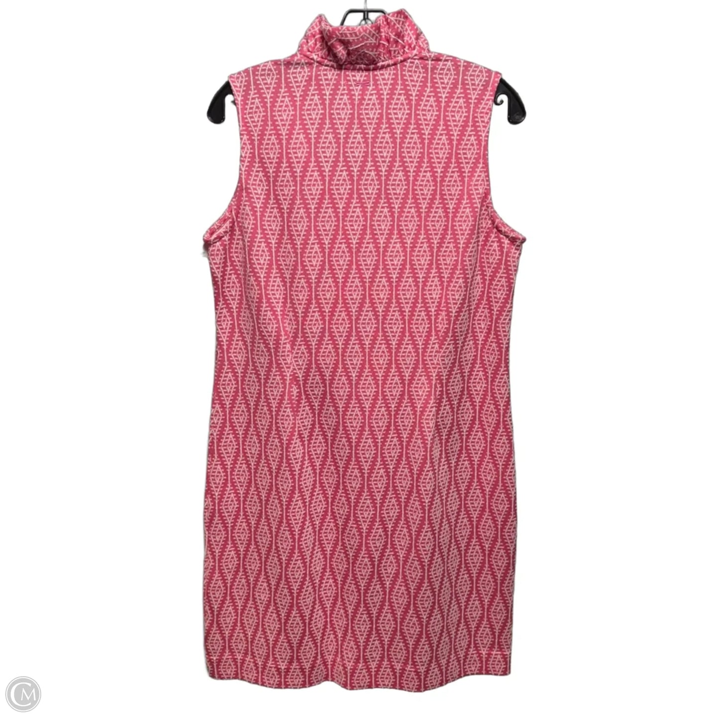 Dress Casual Short By Tyler Boe In Pink & White, Size: M