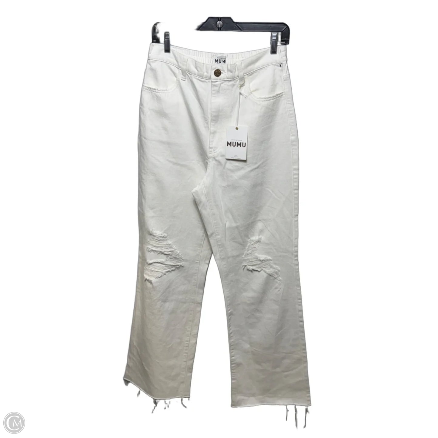 Jeans Wide Leg By Show Me Your Mumu In Cream, Size: 4/27