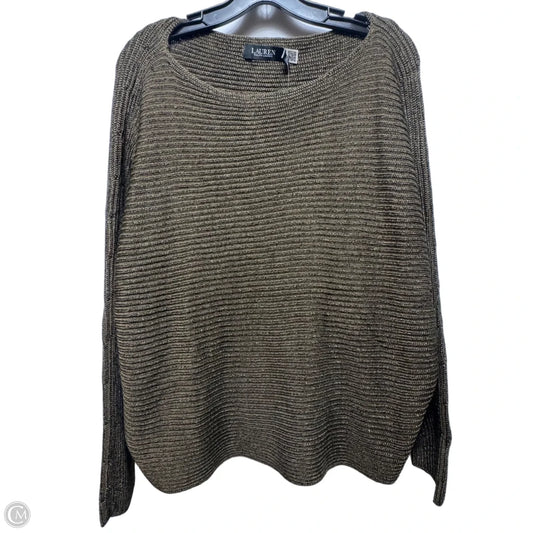 Sweater By Lauren By Ralph Lauren In Green, Size: 1x