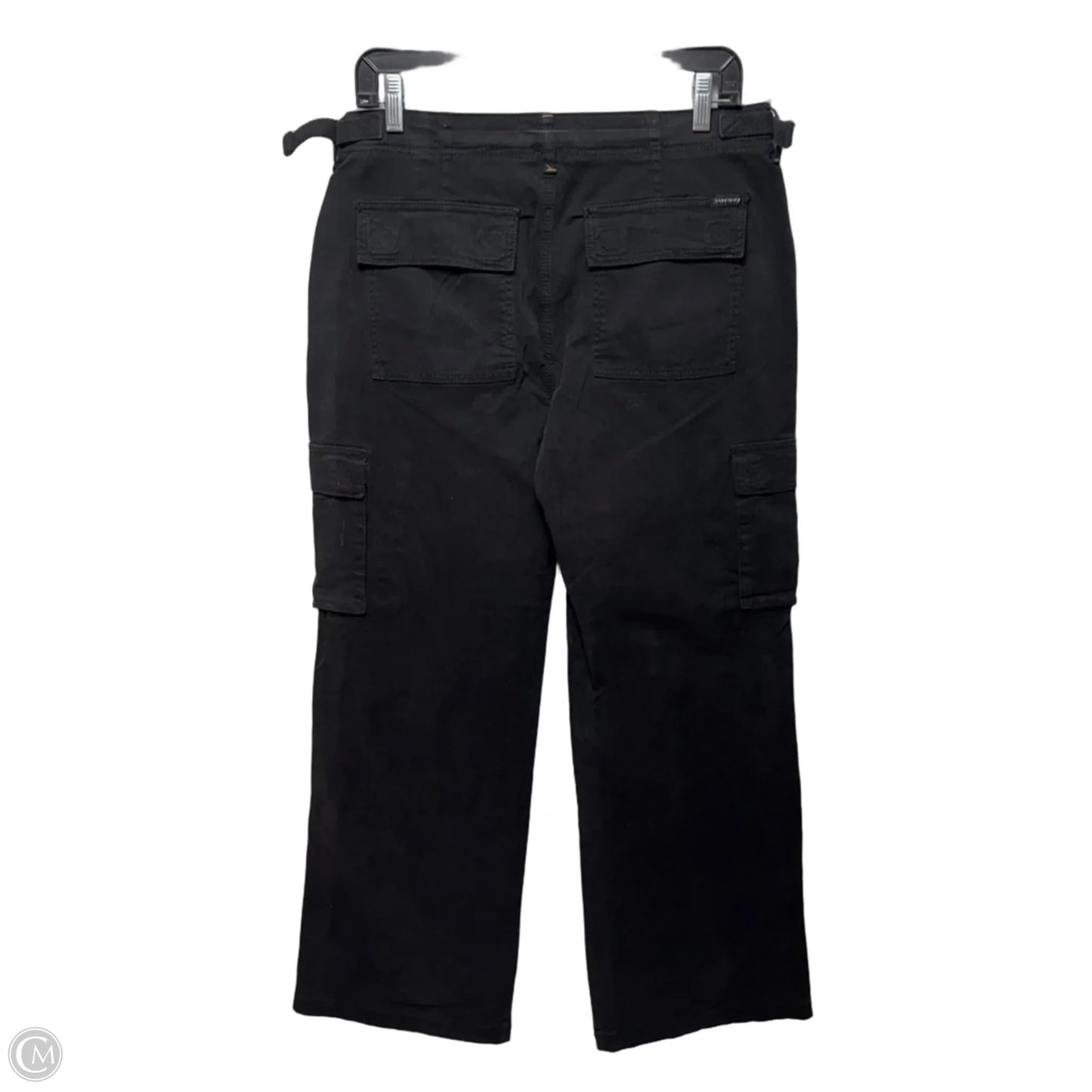 Reissue Wide Leg Cargo Pants By Sanctuary In Black, Size: M
