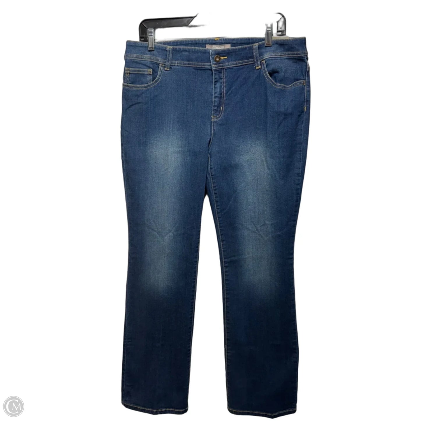 Jeans Boot Cut By Chicos In Blue Denim, Size: 10