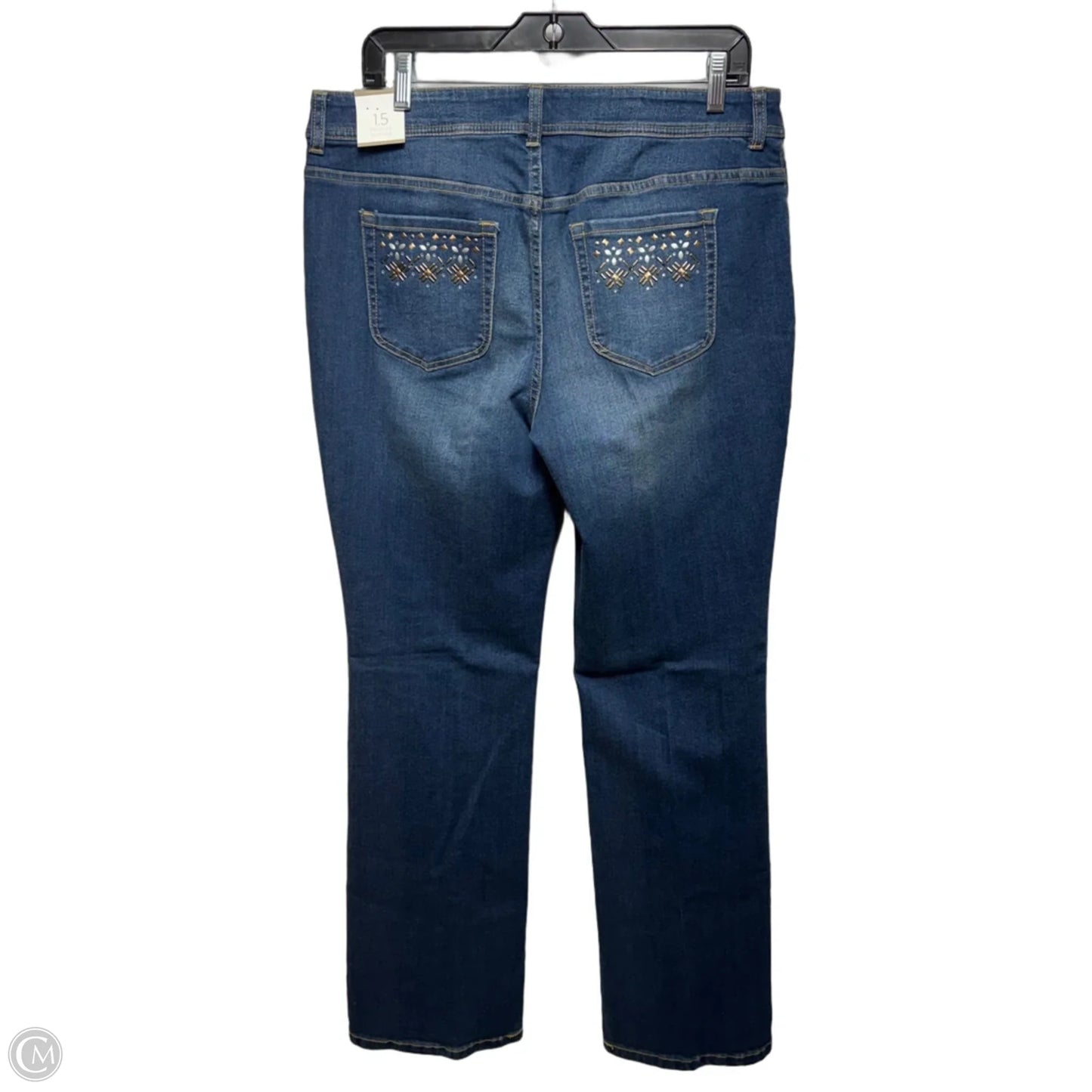 Jeans Boot Cut By Chicos In Blue Denim, Size: 10