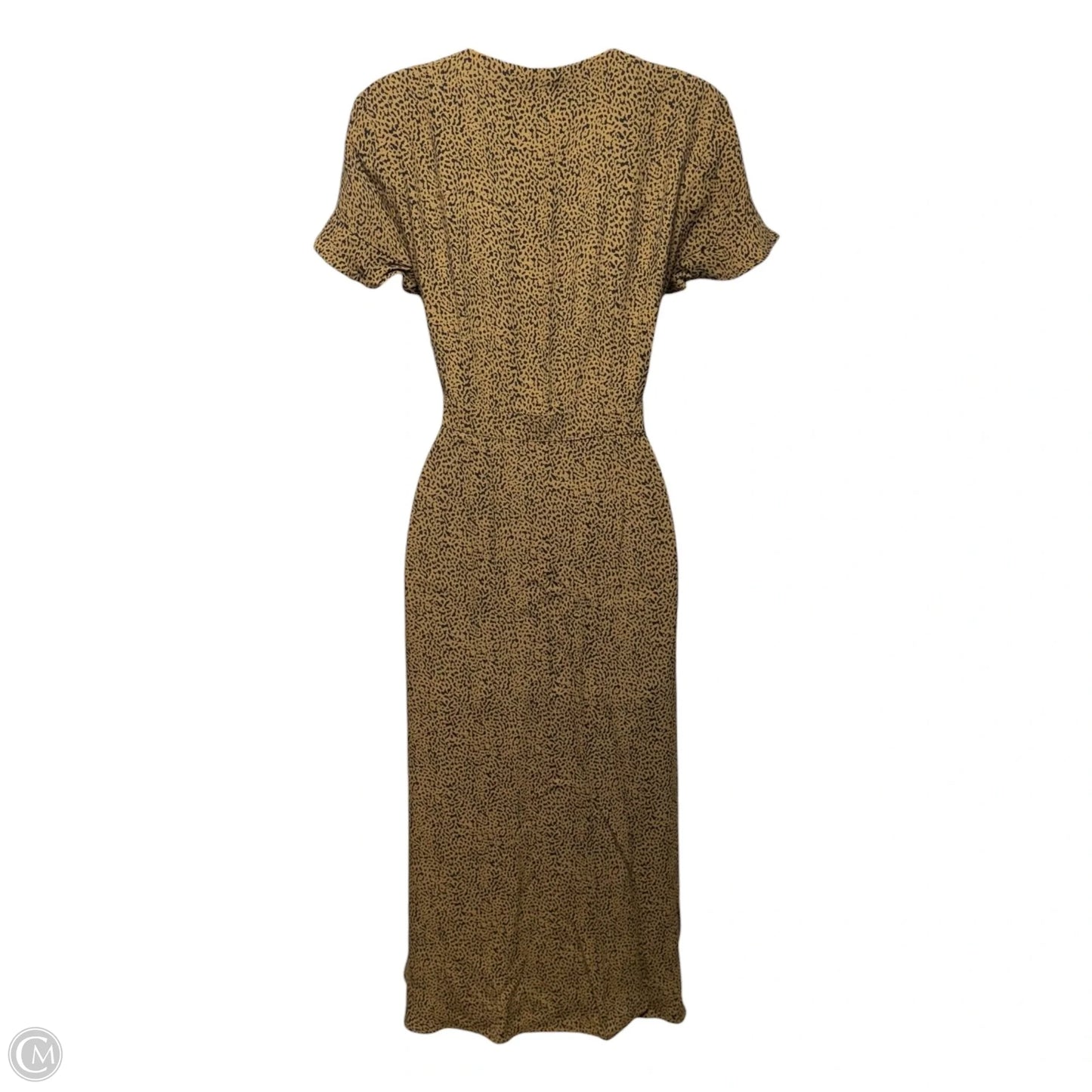 Dress Casual Maxi By Loft In Black & Tan, Size: 4