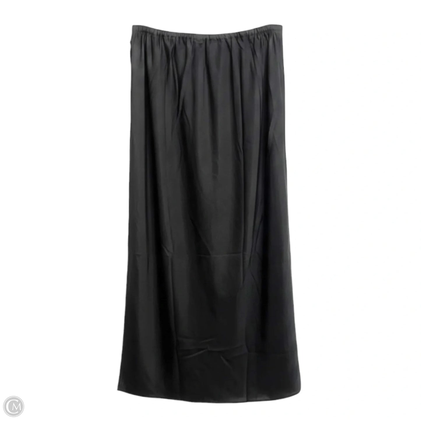 Satin Midi Slip Skirt By Old Navy In Black, Size: S