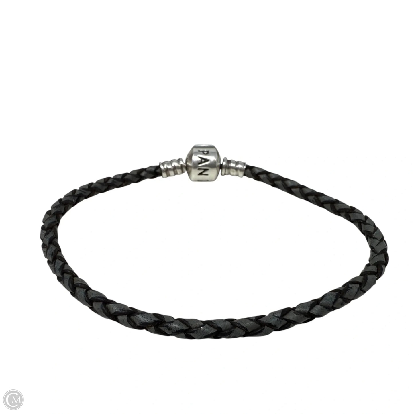 Moments Sterling Silver & Leather Bracelet By Pandora
