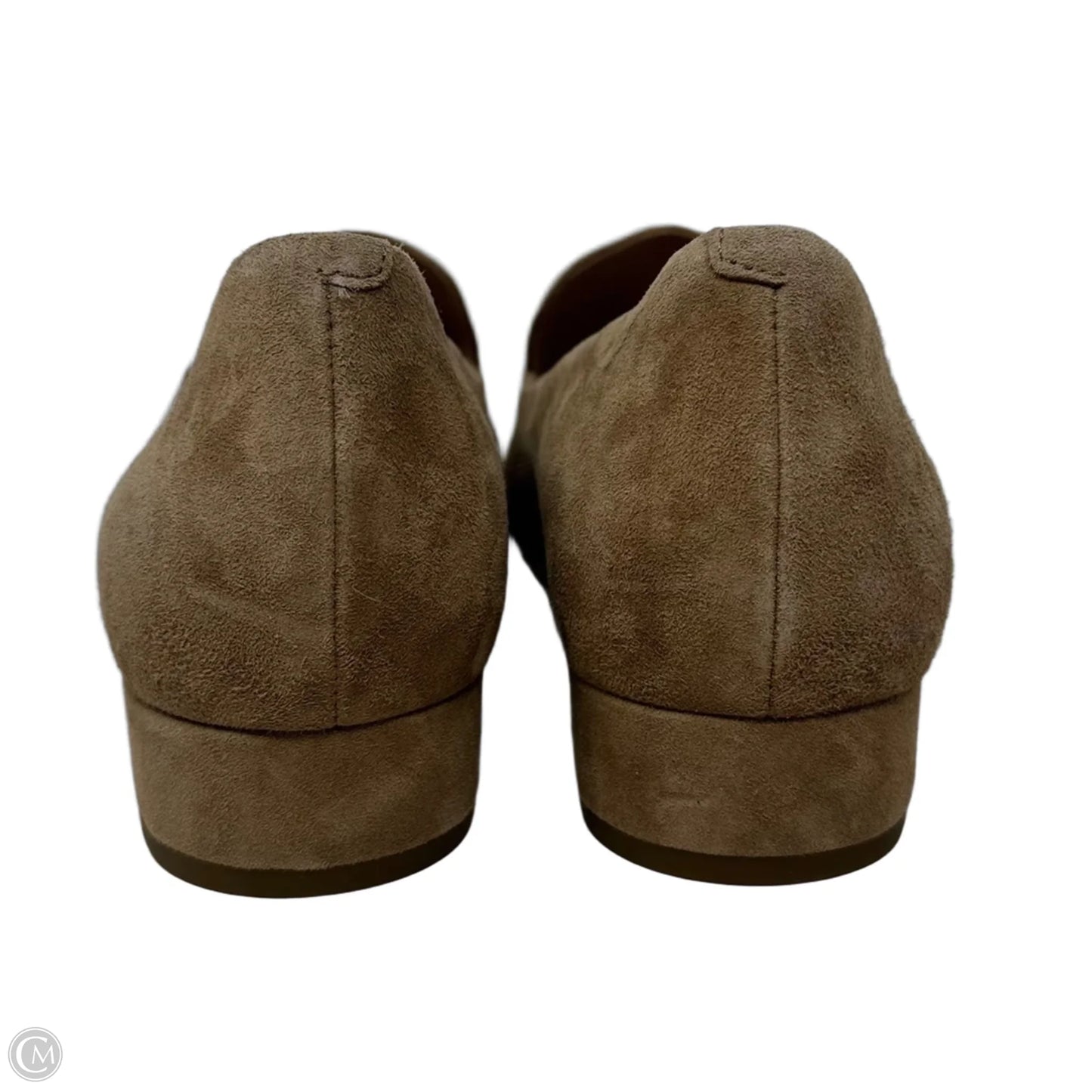 Suede Block Heel Shoes By Cole-haan In Tan, Size: 9