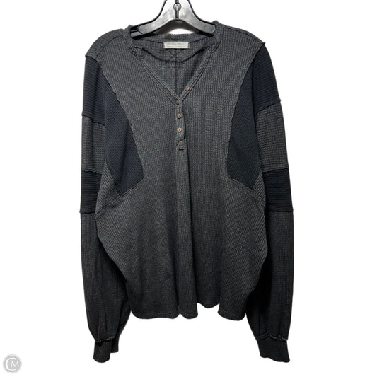 Top Long Sleeve By We The Free In Grey, Size: M