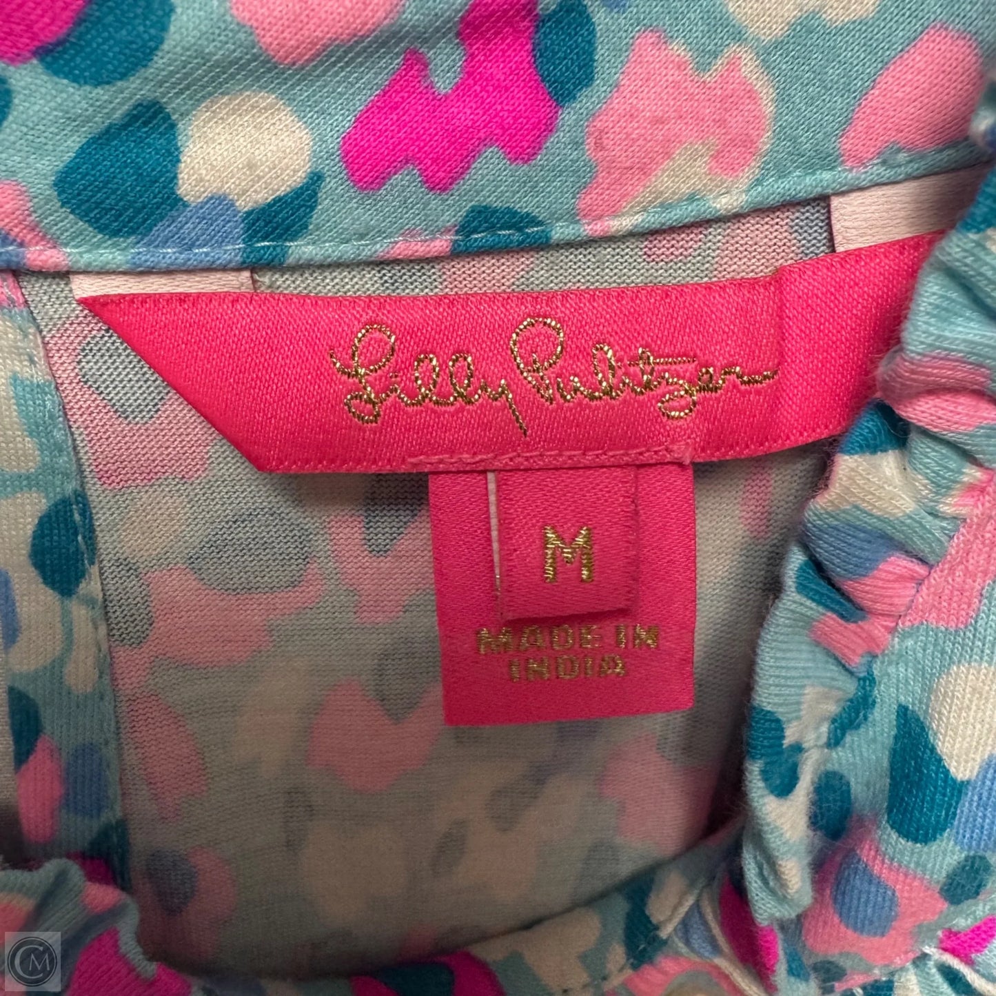 Jerrica Swing Dress Designer By Lilly Pulitzer In Multi Hottie Dottie, Size: M