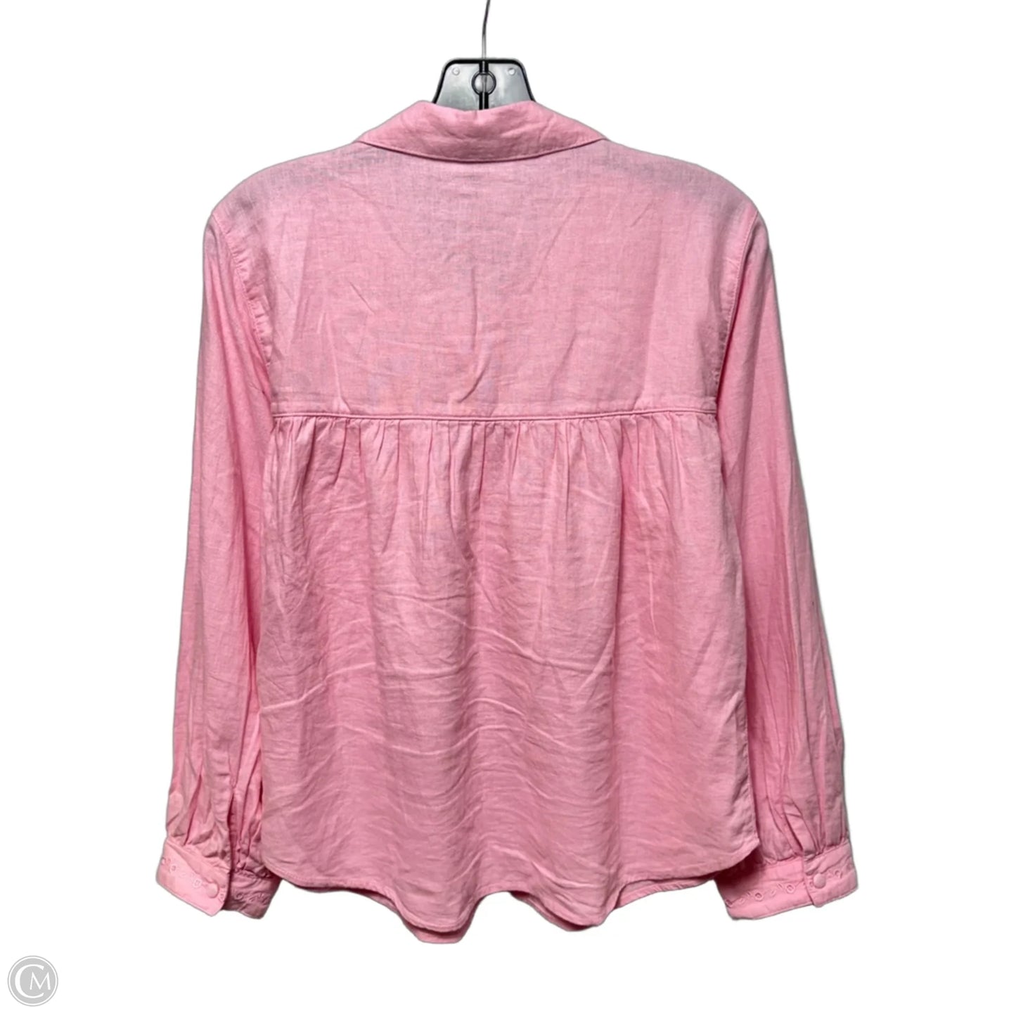 Top Long Sleeve By Joie In Pink, Size: M