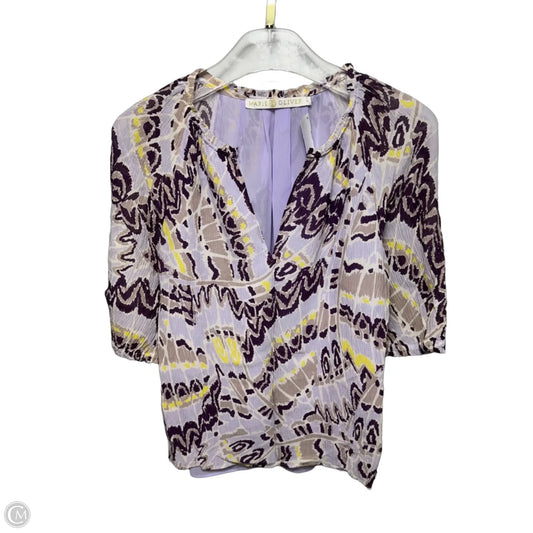 Top Short Sleeve By Marie Oliver In Multi-colored, Size: S