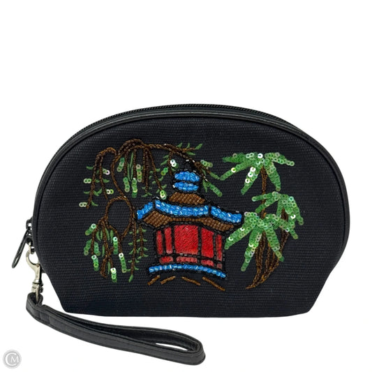 Kyoto Garden Embellished Wristlet By Isabella Fiore, Size: Medium