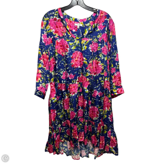 Dress Casual Midi By Tyler Boe In Floral Print, Size: M