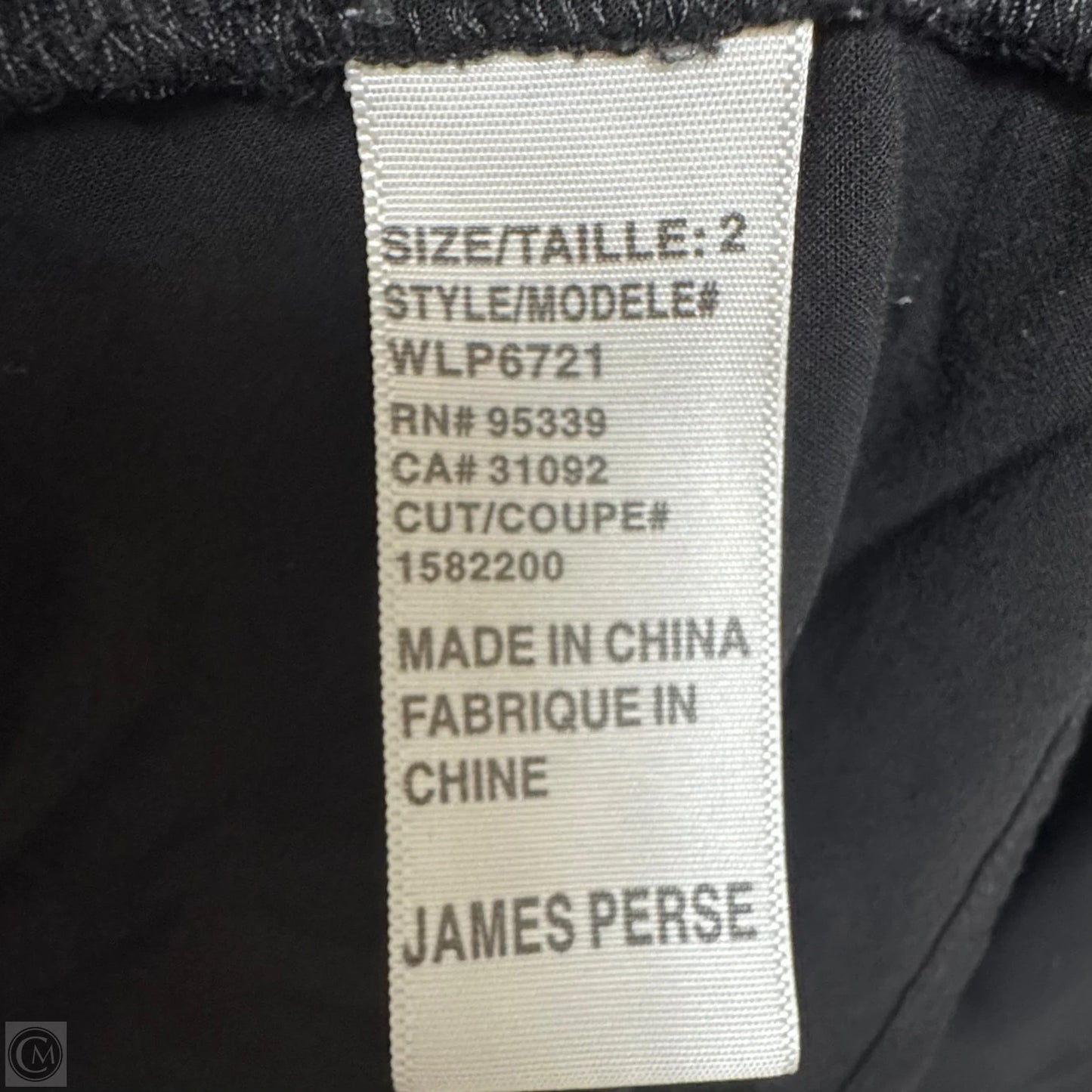 Faux Wrap Midi Dress By James Perse In Black, Size: M