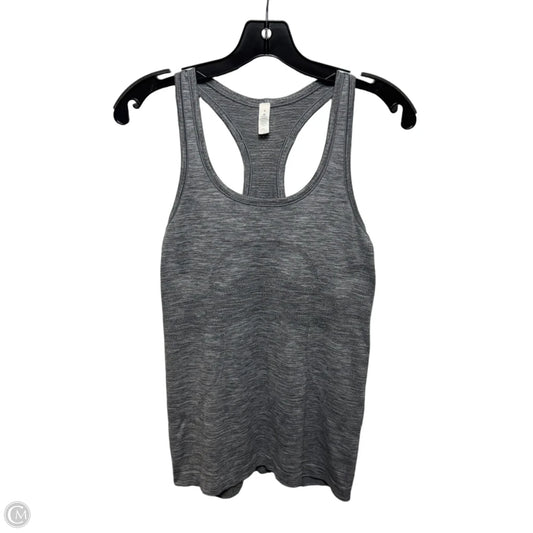 Athletic Tank Top By Lululemon In Grey, Size: 8