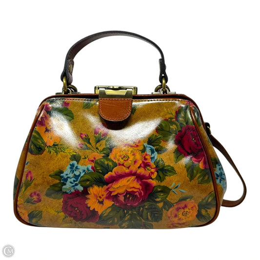 Gracchi Satchel Handbag Designer By Patricia Nash, Size: Medium