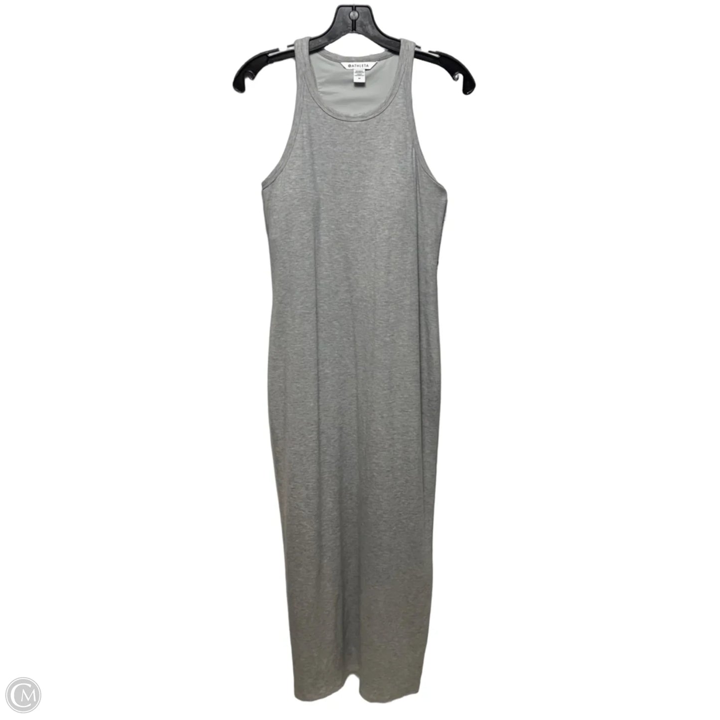 Signature Rib Dress Casual Maxi By Athleta In Grey, Size: M