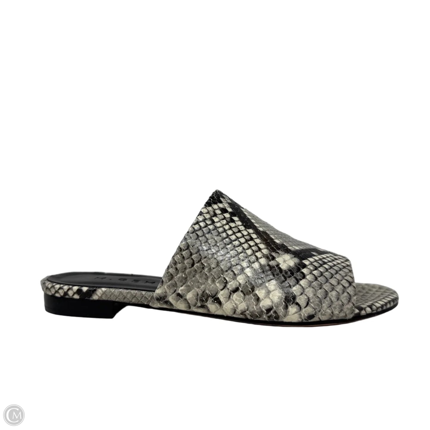 The Nuvola Sandals By M. Gemi In Snakeskin Print, Size: 5.5