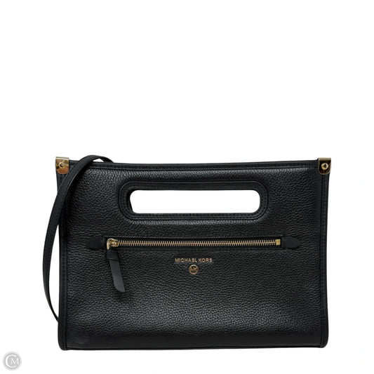 Jane Pebbled Leather Clutch By Michael By Michael Kors, Size: Medium