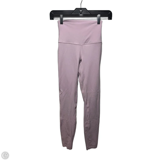 Athletic Leggings By Lululemon In Pink, Size: 2