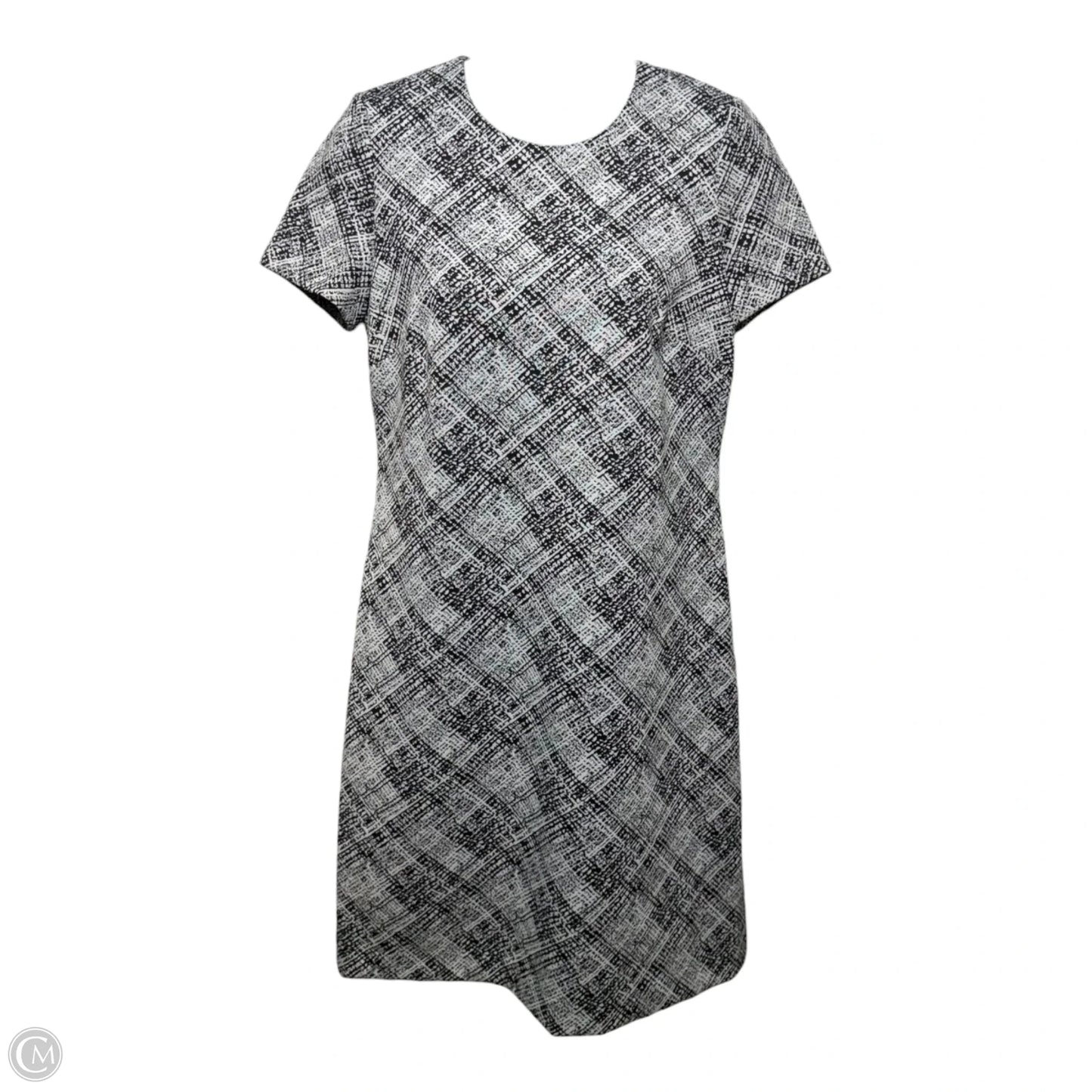 Dress Casual Short By Calvin Klein In Black & White, Size: 4