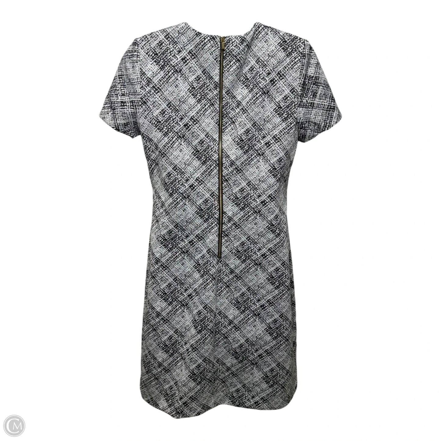 Dress Casual Short By Calvin Klein In Black & White, Size: 4