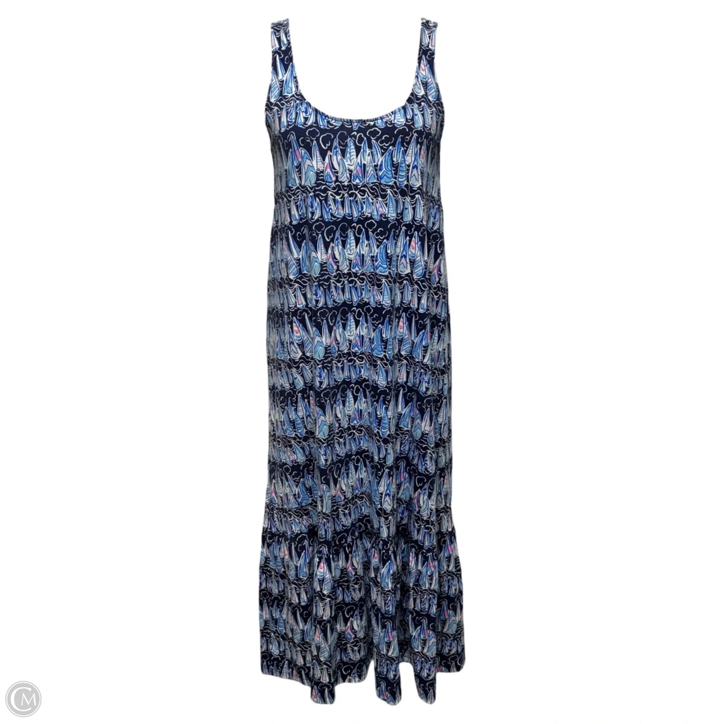 Dress Designer By Lilly Pulitzer In Nautical Print, Size: L