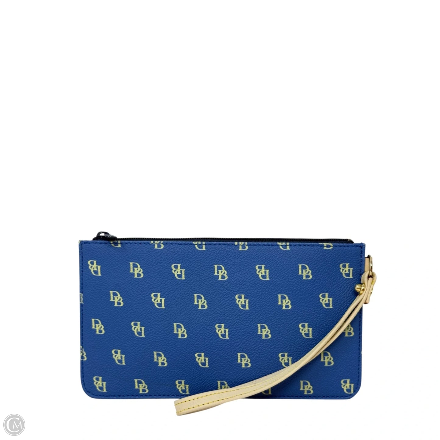 Monogram Wristlet & ID Cardholder Designer By Dooney And Bourke, Size: Medium