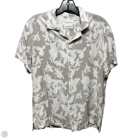 Top Short Sleeve By Denim & Flower In Floral Print, Size: M