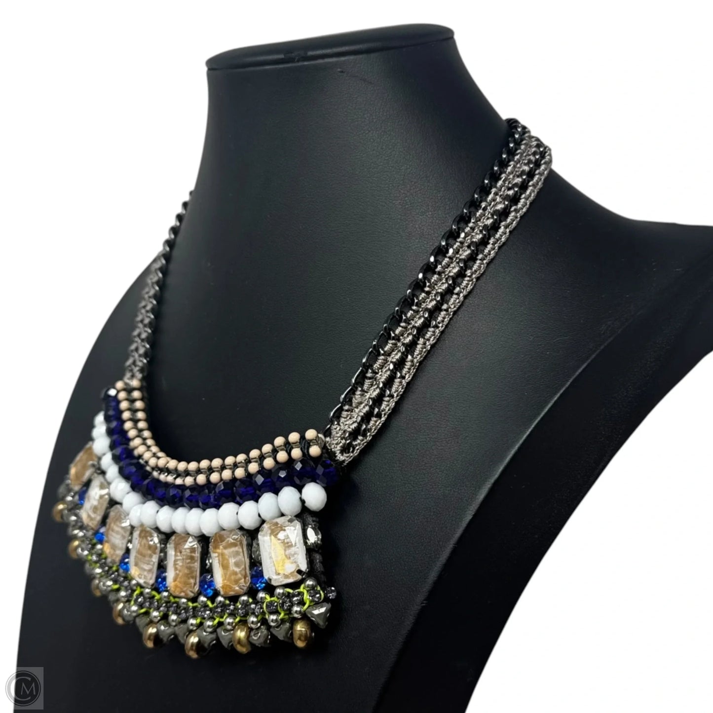 Reem Statement Bib Necklace By Nocturne
