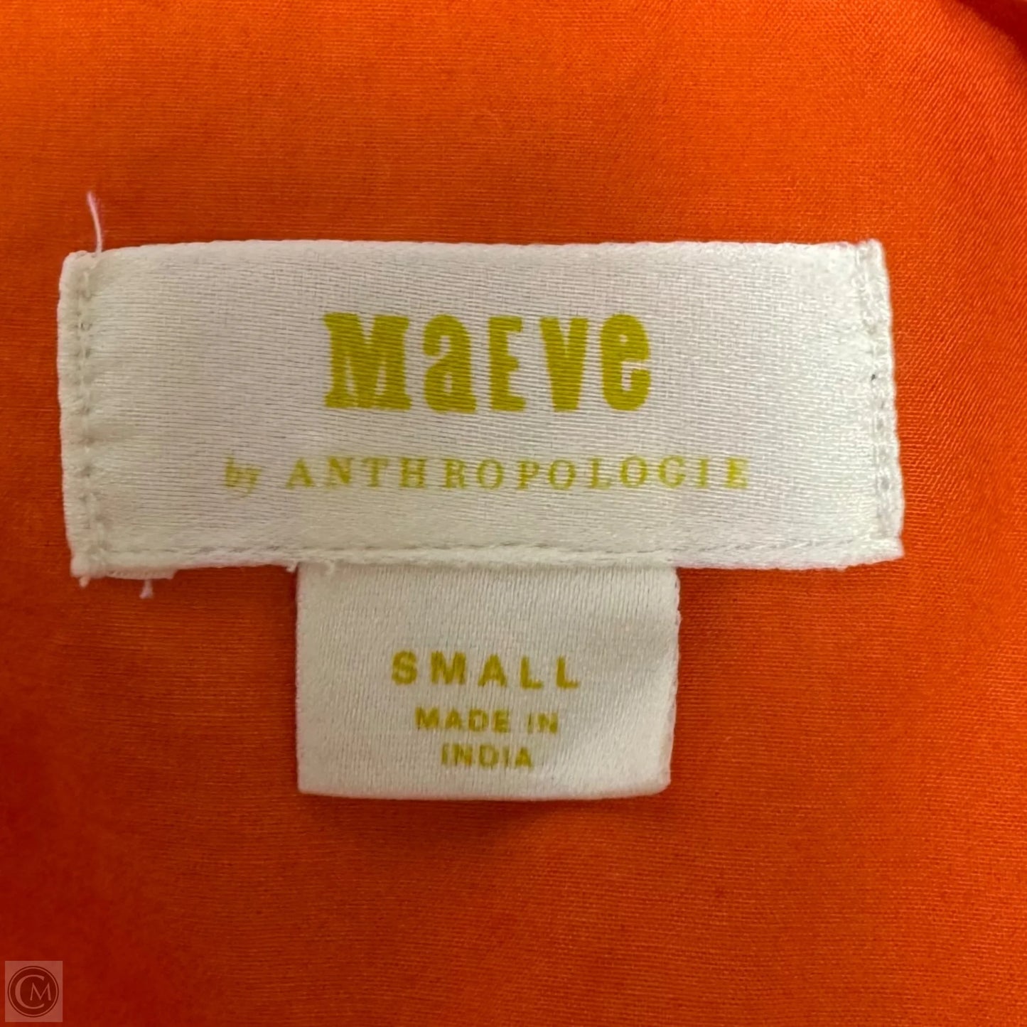 The Somerset Short Sleeve Maxi Dress By Maeve In Orange, Size: S