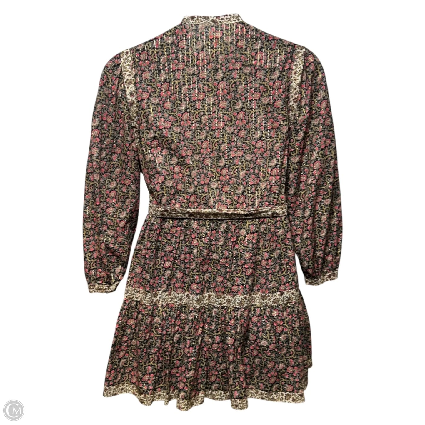 Claudine Belted Mini Dress By La Vie Rebecca Taylor In Floral Print, Size: M