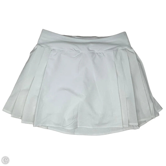 Side-Pleat HR Tennis Athletic Skort By Lululemon In White, Size: 4