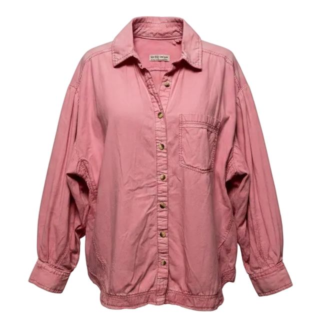 Top Long Sleeve By We The Free In Pink, Size: XS