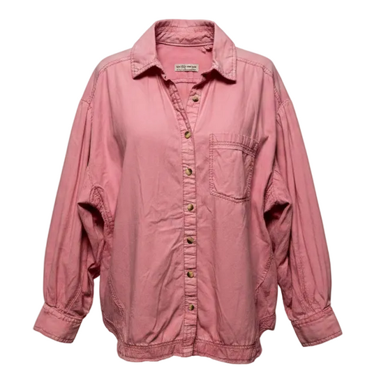 Top Long Sleeve By We The Free In Pink, Size: XS