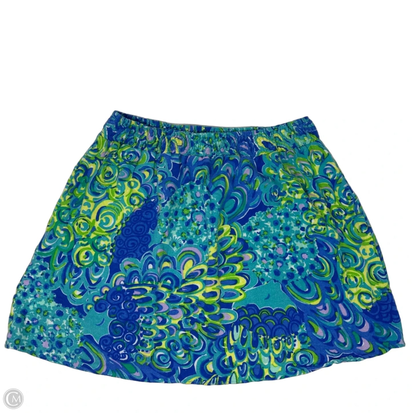 Skirt Designer By Lilly Pulitzer In Blue & Green, Size: Xs