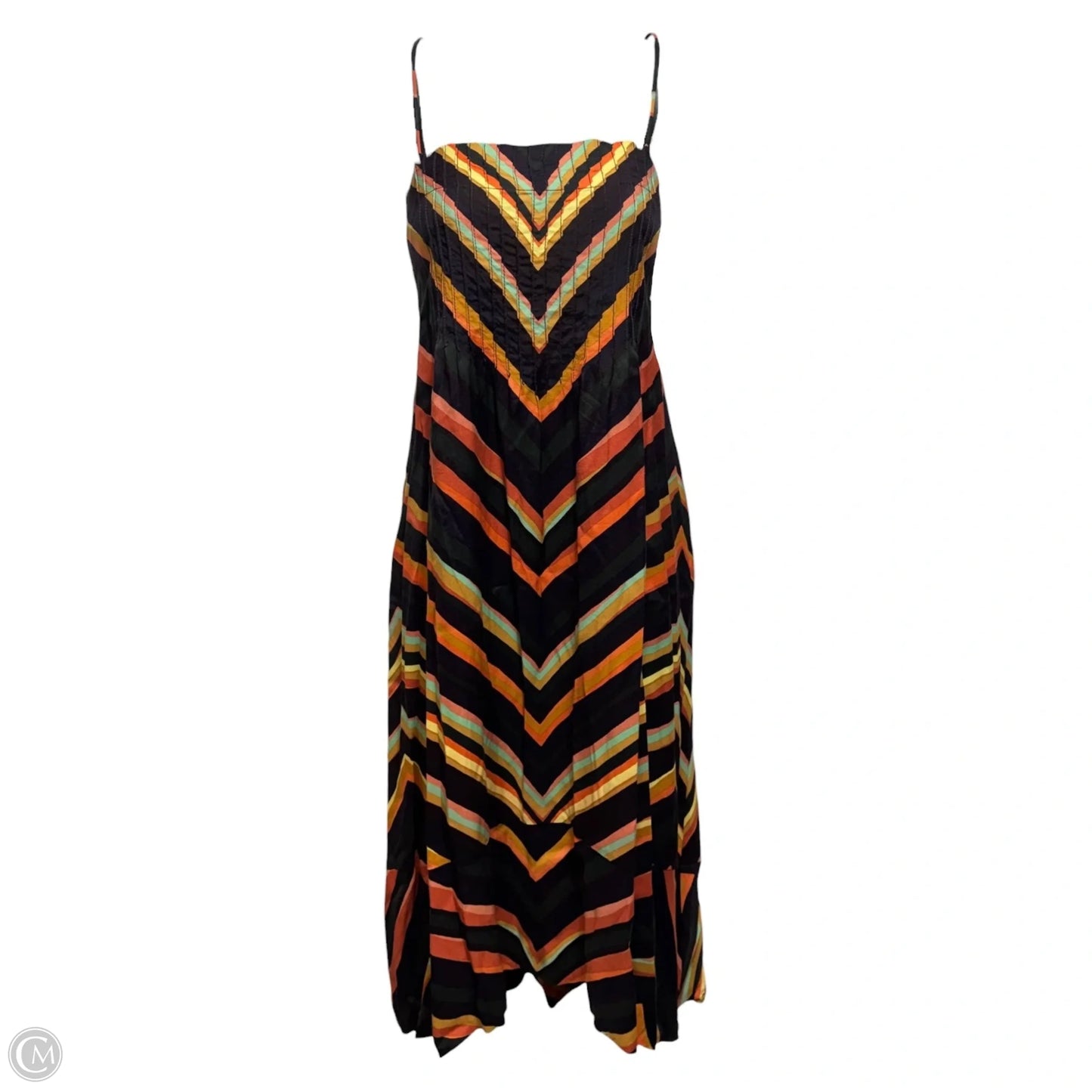 Chevron Slip Dress By Anthropologie In Striped Pattern, Size: S