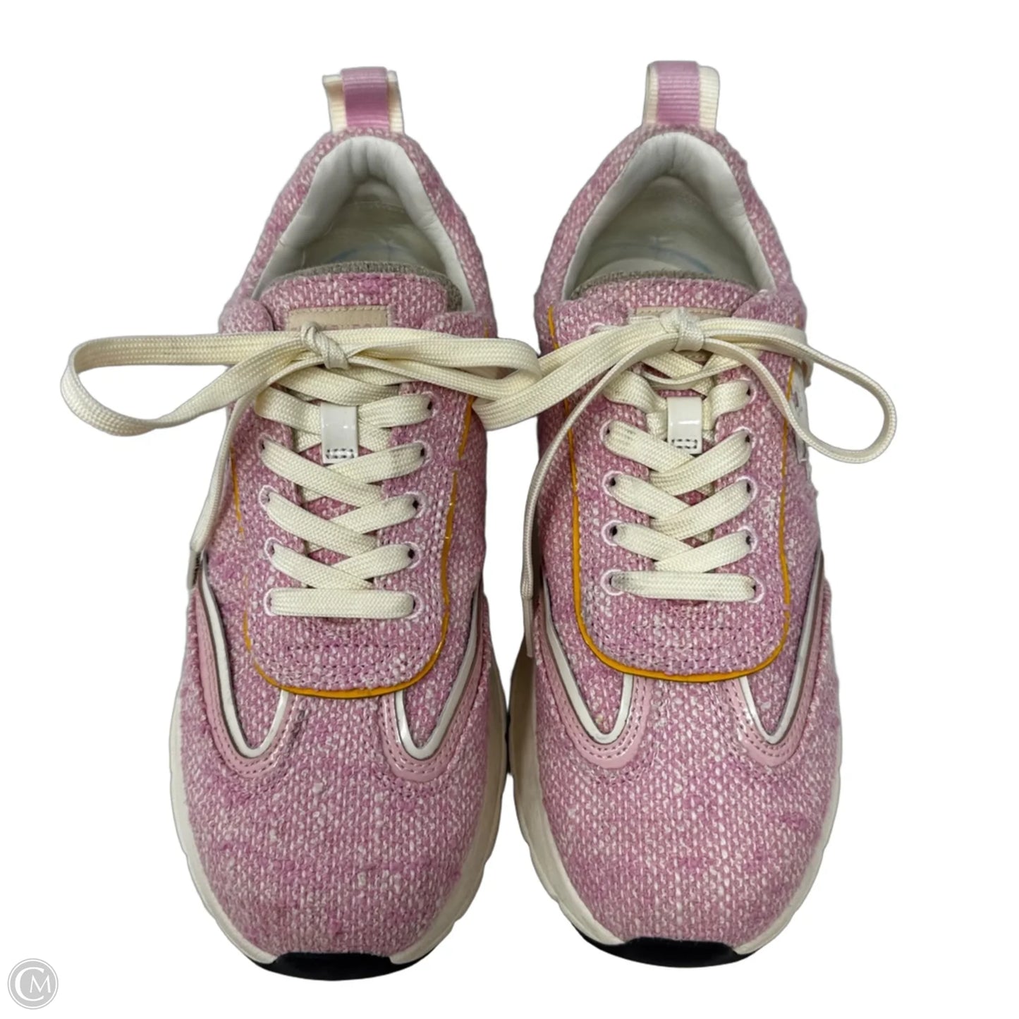 Good Luck Tweed Trainers Shoes Designer By Tory Burch In Pink, Size: 9.5