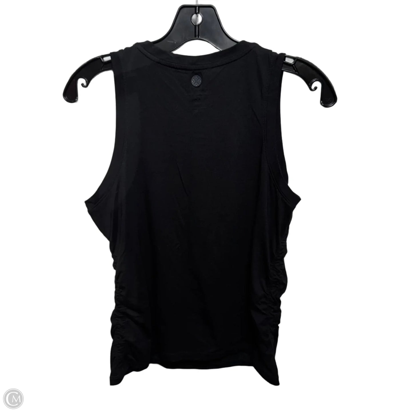 Ruched Athletic Tank Top Designer By Lilly Pulitzer In Black, Size: M