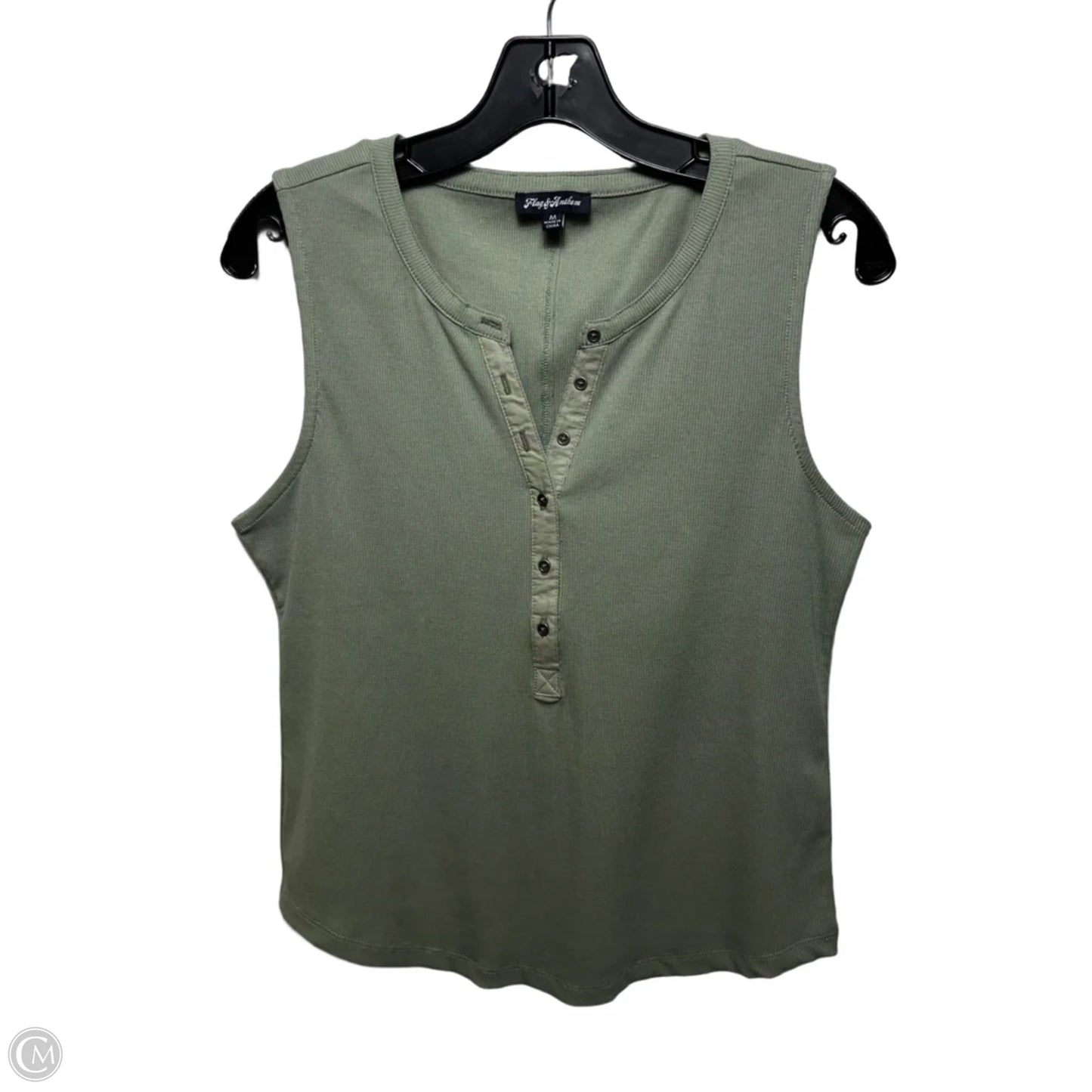 Tank Top By Flag & Anthem In Green, Size: M