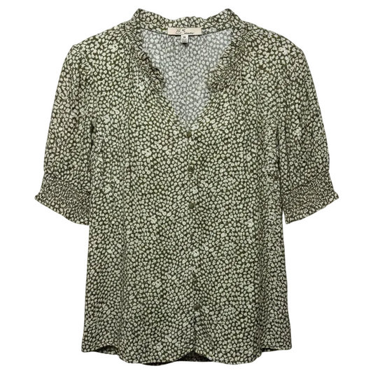 Top Short Sleeve By Les Serein In Multi-colored, Size: M