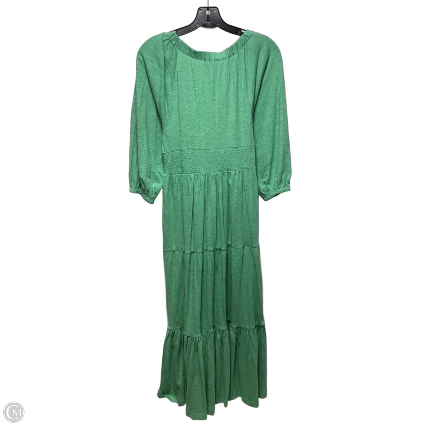 Florence Slub Dress Casual Midi By Marine Layer In Green, Size: S
