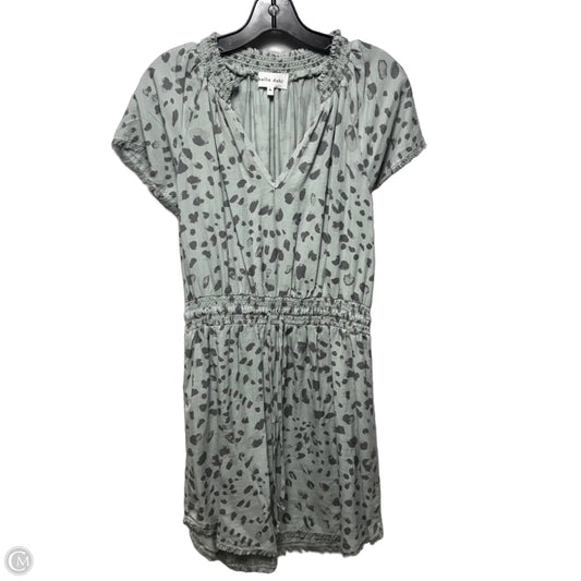Dress Casual Short By Bella Dahl In Green & Grey, Size: M