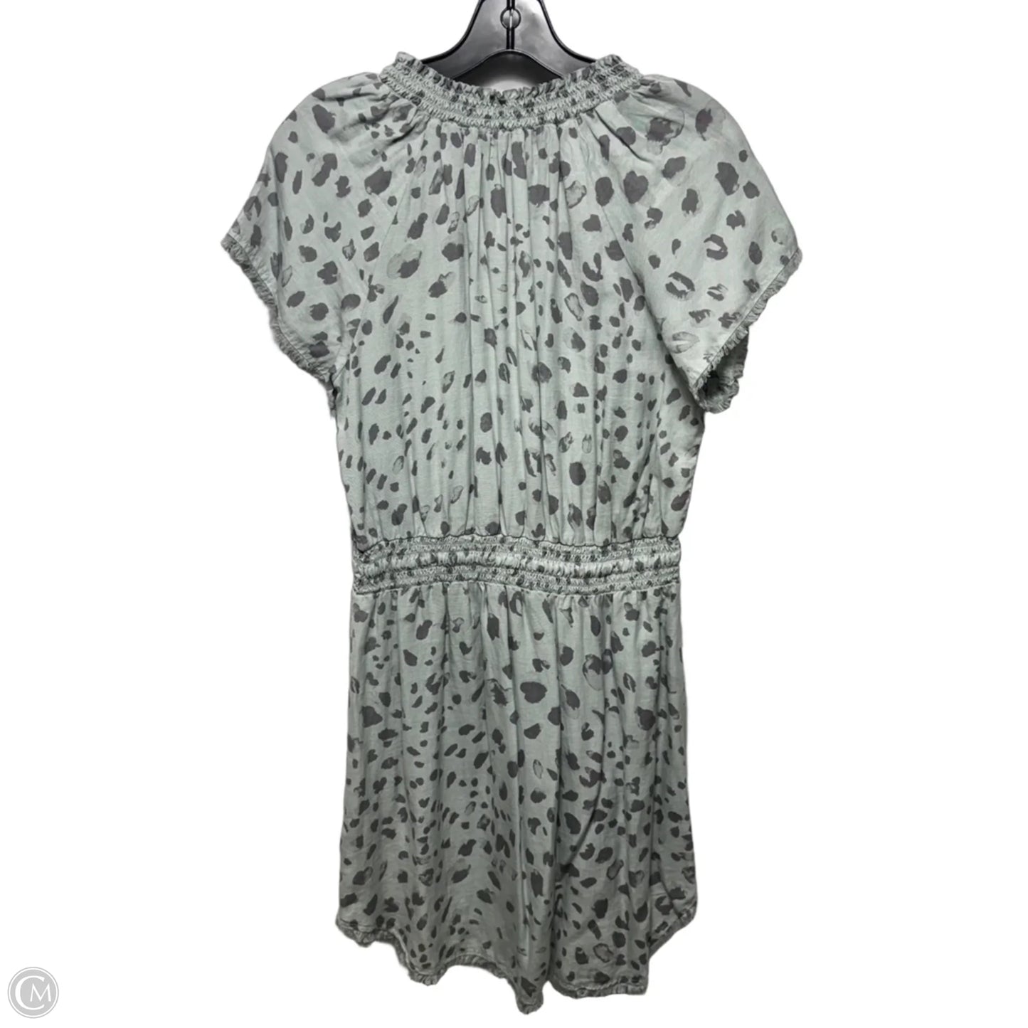 Dress Casual Short By Bella Dahl In Green & Grey, Size: M