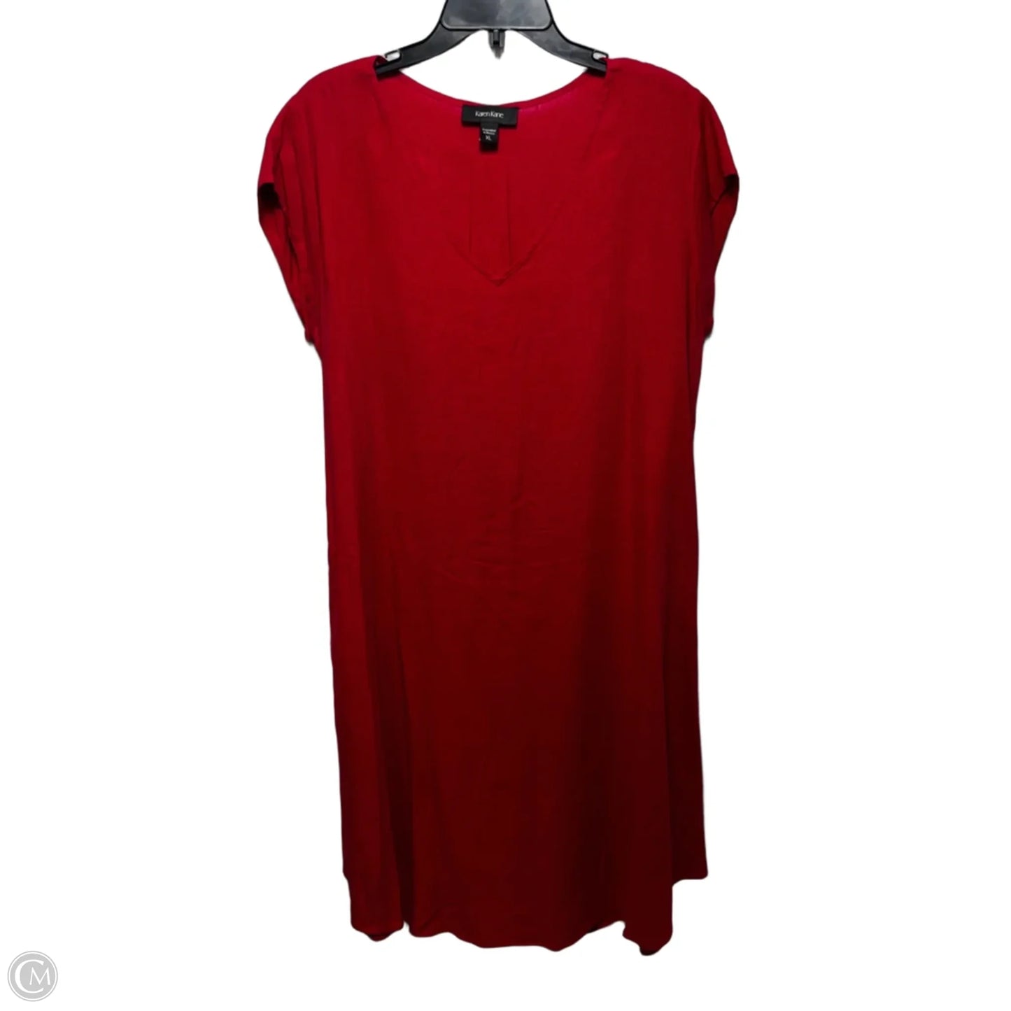Linen Blend Dress Casual Maxi By Karen Kane In Red, Size: Xl