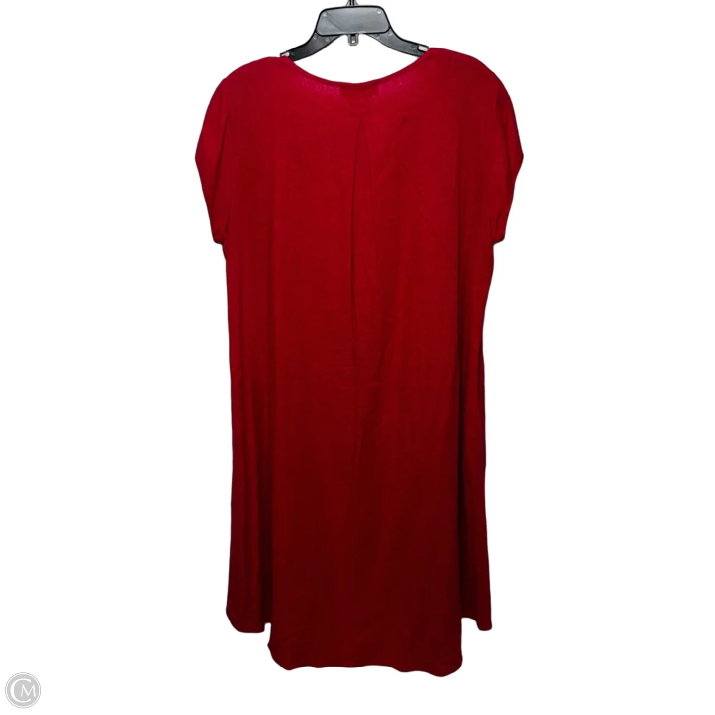 Linen Blend Dress Casual Maxi By Karen Kane In Red, Size: Xl