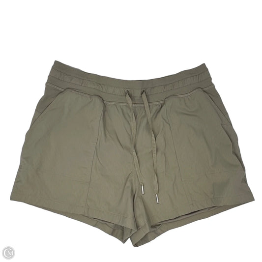 Athletic Shorts By Lululemon In Beige, Size: 12