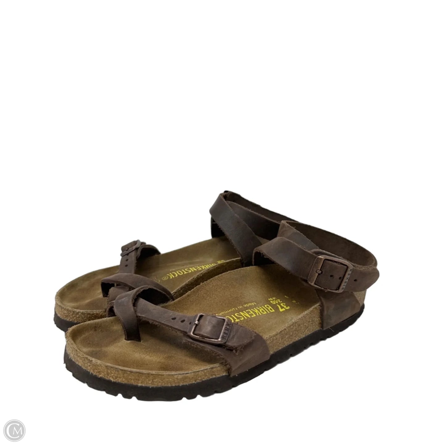Yara Oiled Leather Sandals By Birkenstock In Habana, Size: 6 (EU 37)